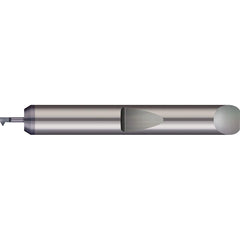 Micro 100 - Single Point Threading Tools; Thread Type: Internal ; Material: Solid Carbide ; Profile Angle: 60 ; Threading Diameter (Decimal Inch): 0.0500 ; Cutting Depth (Decimal Inch): 0.2000 ; Maximum Threads Per Inch: 72 - Exact Industrial Supply