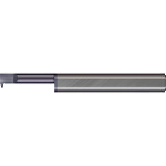 Micro 100 - Single Point Threading Tools; Thread Type: ACME Internal ; Material: Solid Carbide ; Profile Angle: 29 ; Threading Diameter (Decimal Inch): 0.4900 ; Cutting Depth (Decimal Inch): 0.7500 ; Maximum Threads Per Inch: 10 - Exact Industrial Supply