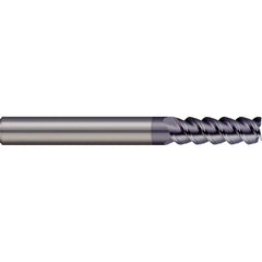 Micro 100 - 1", 1-1/2" LOC, 1" Shank Diam, 4" OAL, 3 Flute Solid Carbide Square End Mill - Exact Industrial Supply