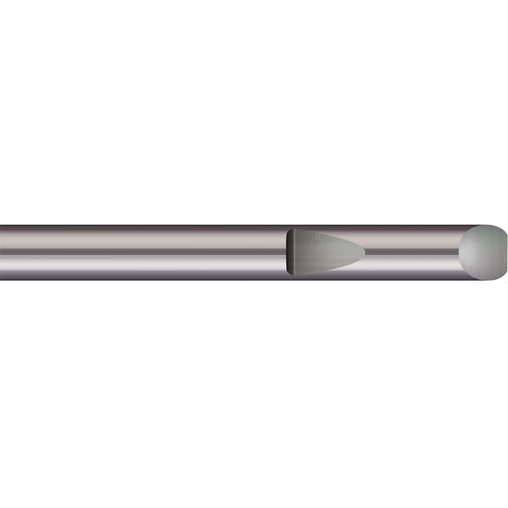 Micro 100 - Tool Bit Blanks; Material: Solid Carbide ; End Shape: Round ; Width/Diameter (Inch): 1/2 ; Overall Length (Inch): 2-1/2 - Exact Industrial Supply