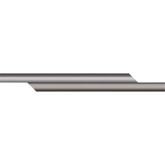 Micro 100 - Tool Bit Blanks; Material: Solid Carbide ; End Shape: Split End ; Width/Diameter (Inch): 1/8 ; Overall Length (Inch): 2 - Exact Industrial Supply