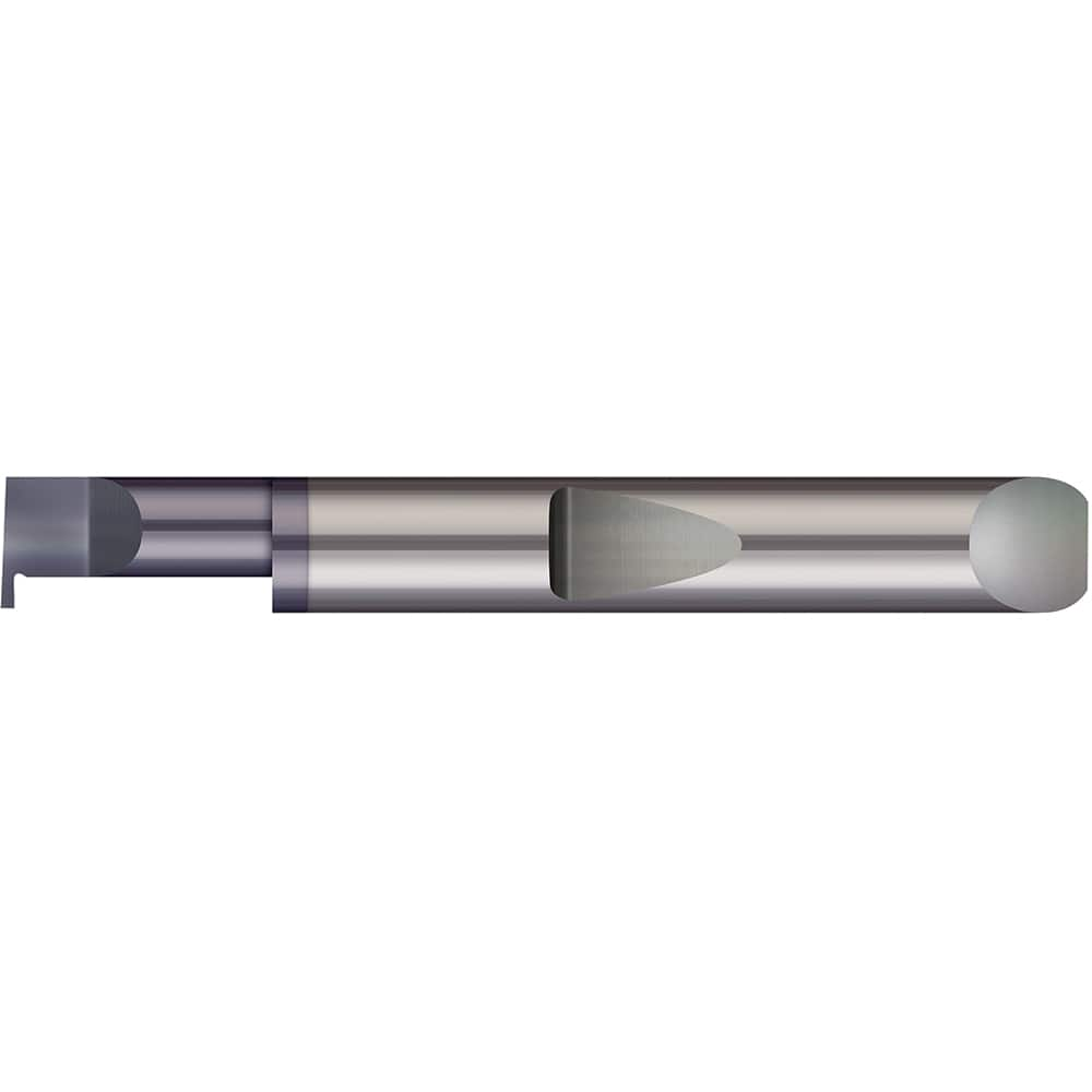 Grooving Tool: Retaining Ring Solid Carbide, 3/8″ Shank Dia, 0.087″ Groove Width