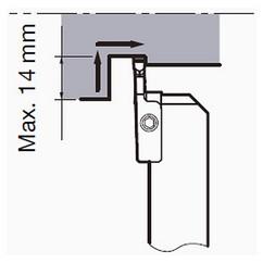 CGWSR2525-FLR3GP Grooving Tool - USA Tool & Supply