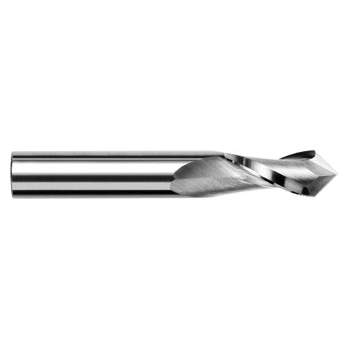 ‎0.6250″ (5/8″) Cutter Diameter × 1.2500″ (1-1/4″) Length of Cut × 90° included Carbide Drill/End Mill, 2 Flutes - Exact Industrial Supply