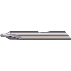 Micro 100 - #5 60° 1/2" Body Diam Solid Carbide Combo Drill & Countersink - Exact Industrial Supply