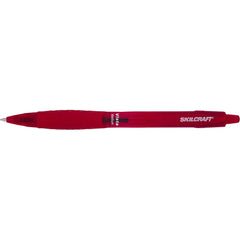 Ability One - Pens & Pencils; Type: Ball Point Pen ; Color: Red ; Tip Type: Medium - Exact Industrial Supply