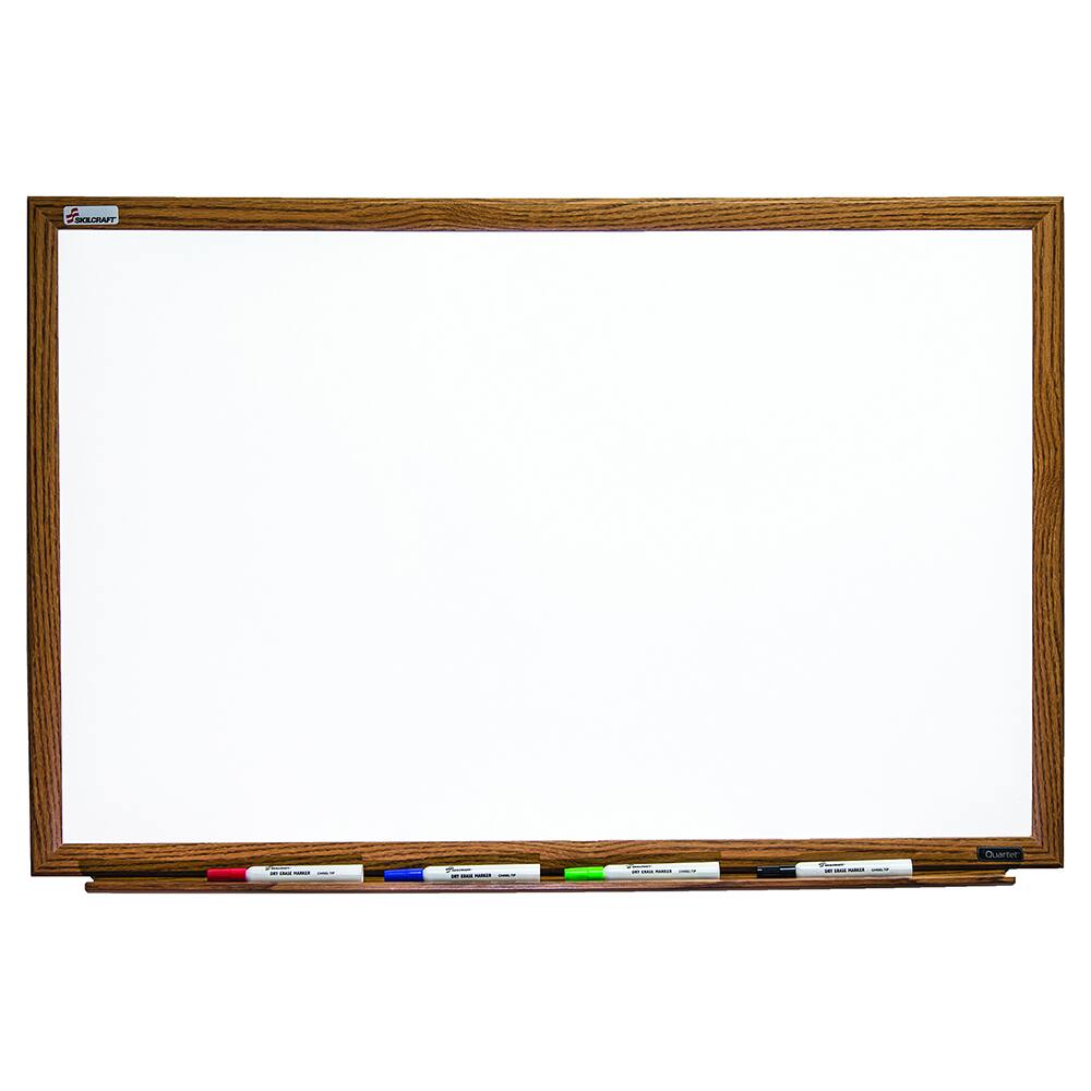 Ability One - Whiteboards & Magnetic Dry Erase Boards; Height (Inch): 36 ; Width (Inch): 24 ; Material: Porcelain - Exact Industrial Supply