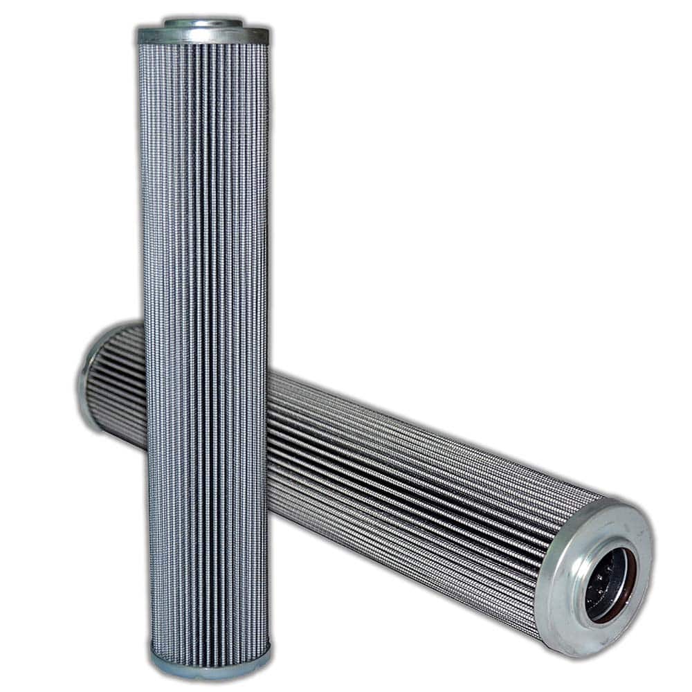 Replacement/Interchange Hydraulic Filter Element: Microglass, 10  µ