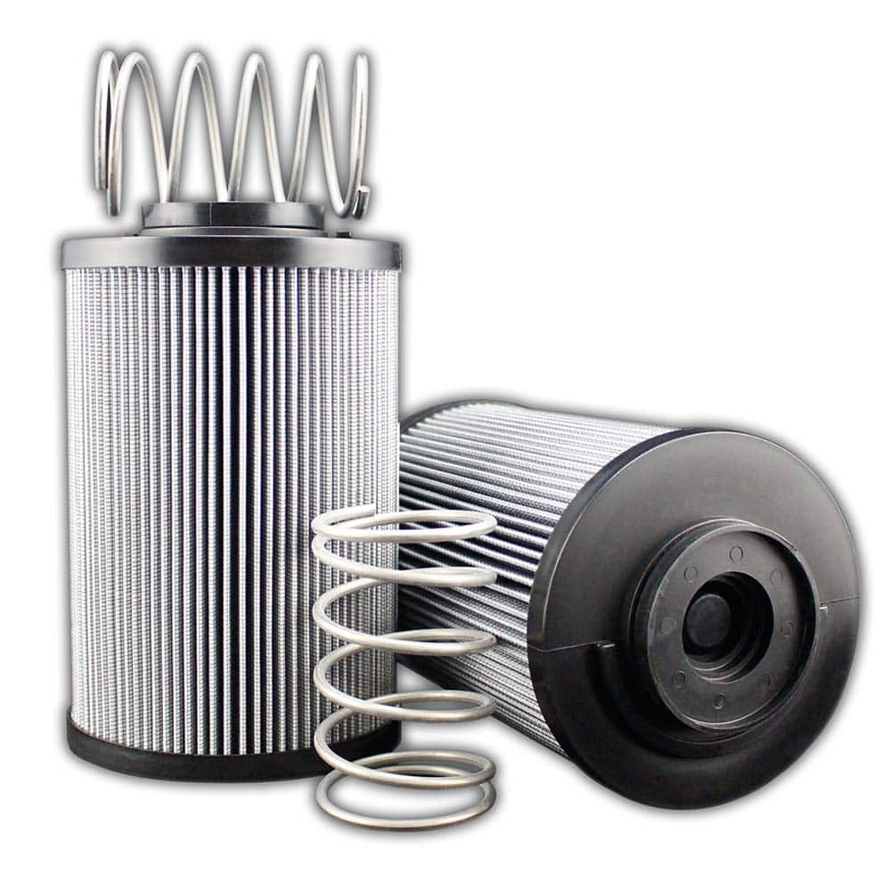 Replacement/Interchange Hydraulic Filter Element: Microglass, 10  µ