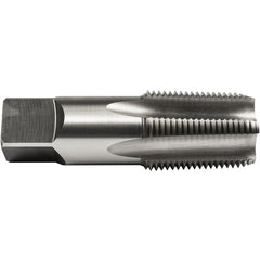 ‎1/8″- 27 4 Flute Union Butterfield HSS Bright NPT Pipe Tap ANSI E-code # 15411/8X27 - Exact Industrial Supply