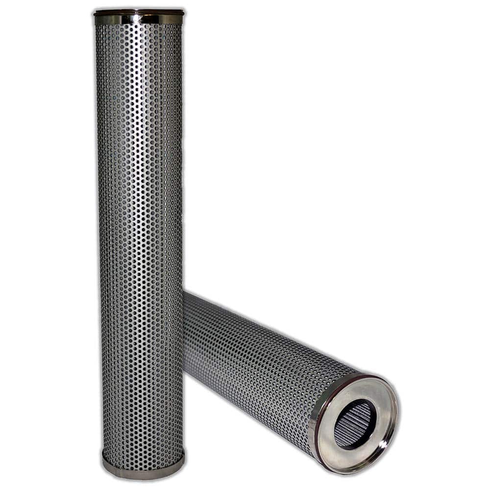 Replacement/Interchange Hydraulic Filter Element: Microglass, 10  µ