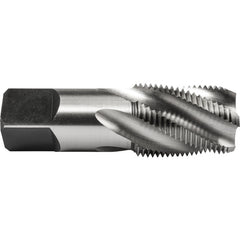 ‎1/4″- 18 4 Flute Union Butterfield HSS Bright NPTF Pipe Tap Spiral Flute 30 ANSI E-code # 15491/4X18 - Exact Industrial Supply