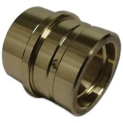 Gibraltar - Die & Mold Straight Bushings; Material: Solid Bronze ; Overall Length (Inch): 1-1/2 ; Overall Length (Decimal Inch): 1-1/2 ; Inside Diameter (Inch): 0.8755 ; Body Diameter (Decimal Inch): 1.2505 ; Attachment Method: Press-Fit - Exact Industrial Supply