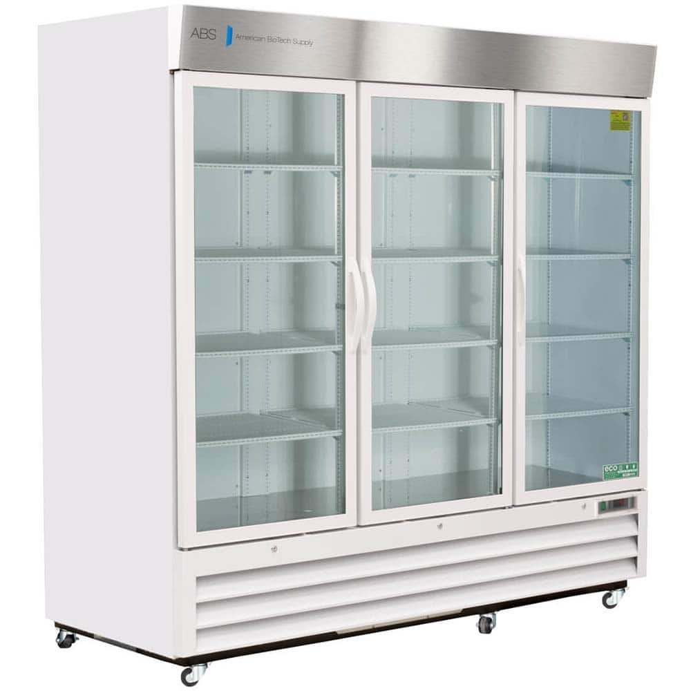 American BioTech Supply - Laboratory Refrigerators and Freezers; Type: Laboratory Refrigerator ; Volume Capacity: 72 Cu. Ft. ; Minimum Temperature (C): 1.00 ; Maximum Temperature (C): 10.00 ; Width (Inch): 81 ; Depth (Inch): 34 - Exact Industrial Supply