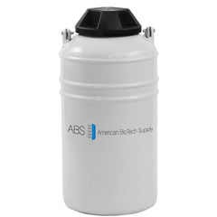 American BioTech Supply - Drums & Tanks; Product Type: Liquid Dewar ; Volume Capacity Range: Smaller than 20 Gal. ; Material Family: Aluminum ; Height (Inch): 24-1/2 ; Diameter/Width (Decimal Inch): 8.7990 ; Diameter/Width (Inch): 14-1/2 - Exact Industrial Supply