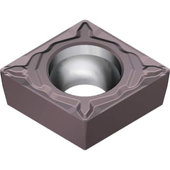 CCMT21.51ELU AC6040M Carbide Turning Insert Absotech Finish, 0.252″ Long, 1/4″ Inscribed Circle, 0.0157″ Corner Radius, 0.0937″ Thick, Series AC6000M
