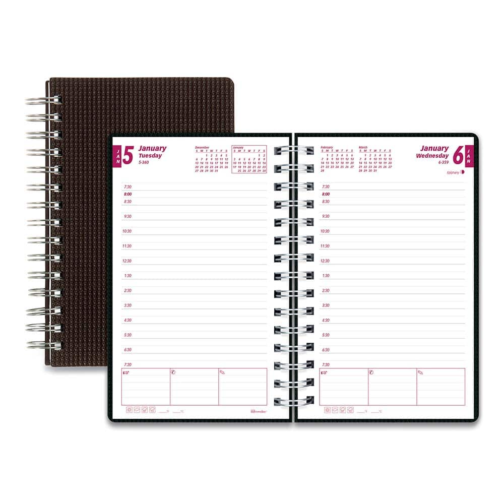 Brownline - Note Pads, Writing Pads & Notebooks Writing Pads & Notebook Type: Appointment Book Size: 8 x 5 - USA Tool & Supply