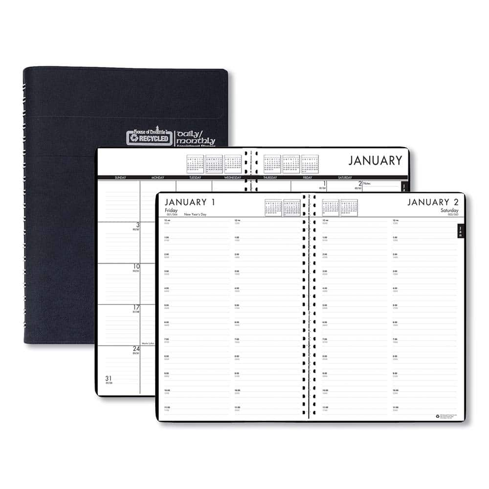 House of Doolittle - Note Pads, Writing Pads & Notebooks Writing Pads & Notebook Type: Appointment Book Size: 7 x 10 - USA Tool & Supply