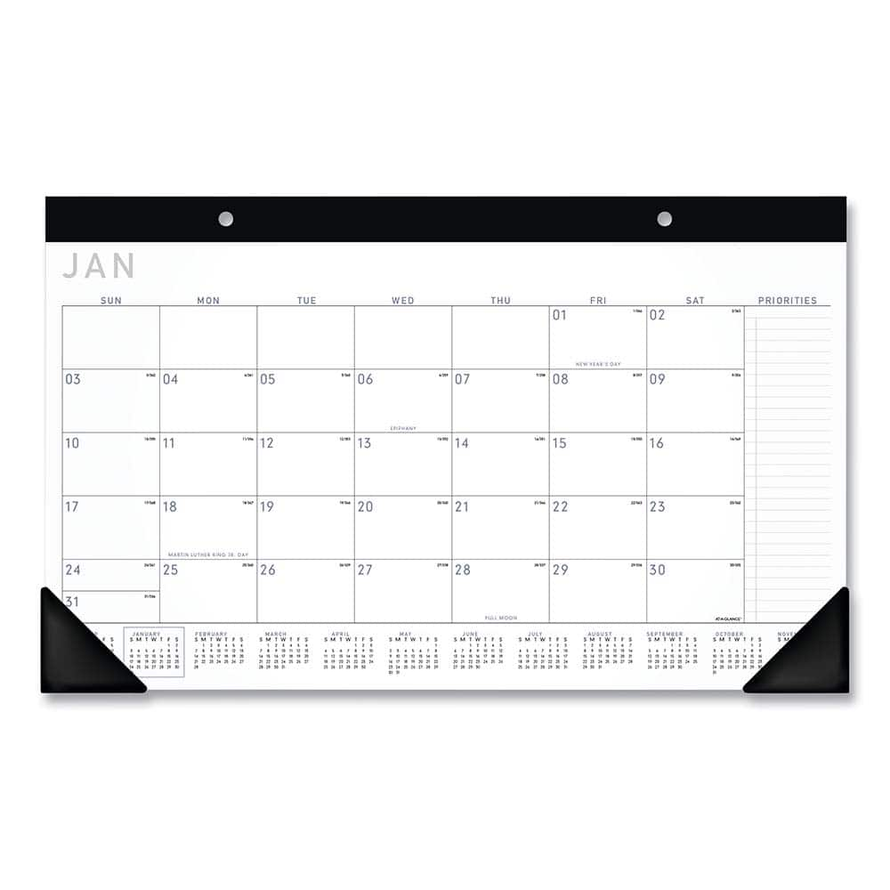 AT-A-GLANCE - Note Pads, Writing Pads & Notebooks Writing Pads & Notebook Type: Desk Pad Size: 18 x 11 - USA Tool & Supply