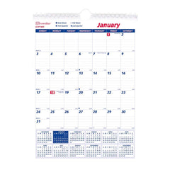 Brownline - Note Pads, Writing Pads & Notebooks Writing Pads & Notebook Type: Wall Calendar Size: 8 x 11 - USA Tool & Supply