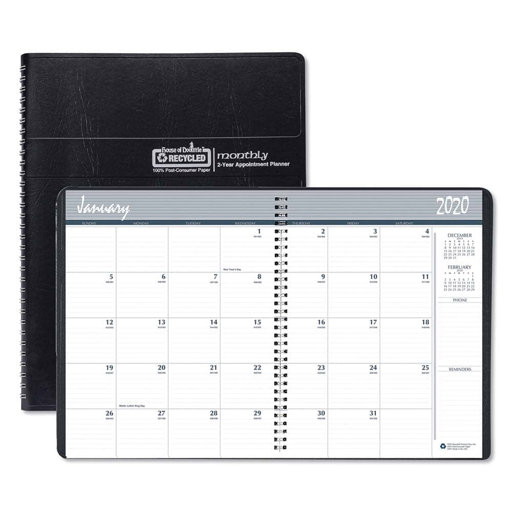 House of Doolittle - Note Pads, Writing Pads & Notebooks Writing Pads & Notebook Type: Appointment Book Size: 6-7/8 x 8-3/4 - USA Tool & Supply