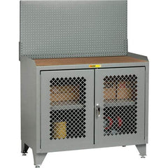 Little Giant - Stationary Workstations Type: Security Workstation Width (Inch): 48 - USA Tool & Supply