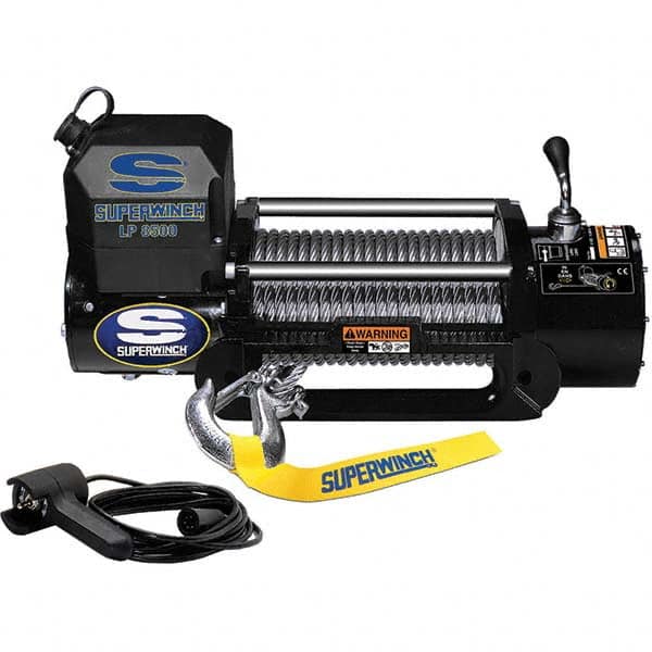 Superwinch - Automotive Winches Type: Heavy-Duty Recovery Winch Pull Capacity (Lb.): 8,500 (Pounds) - USA Tool & Supply