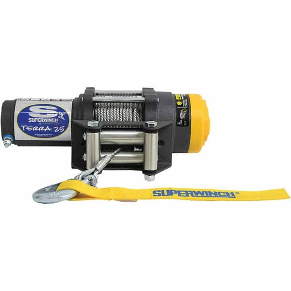 Superwinch - Automotive Winches Type: DC Electric Winch Pull Capacity (Lb.): 2,500 (Pounds) - USA Tool & Supply