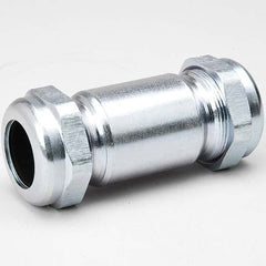 B&K Mueller - Compression Pipe Couplings Pipe Size: 1-1/4 (Inch) Material: Galvanized Steel - USA Tool & Supply