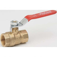 B&K Mueller - Gas Ball Valves Style: Straight w/Side Tap Pipe Size: 1/2 - USA Tool & Supply