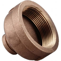 Merit Brass - Brass & Chrome Pipe Fittings Type: Reducing Coupling Fitting Size: 1-1/2 x 1 - USA Tool & Supply