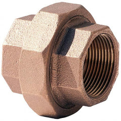 Merit Brass - Brass & Chrome Pipe Fittings Type: Union Fitting Size: 2-1/2 - USA Tool & Supply