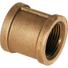 Merit Brass - Brass & Chrome Pipe Fittings Type: Coupling Fitting Size: 4 - USA Tool & Supply