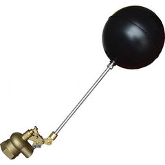 Control Devices - Float Valves Type: Mechanical Style: Angle Pattern-Single Seat - USA Tool & Supply