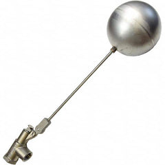 Control Devices - Float Valves Type: Mechanical Style: Angle Pattern-Single Seat - USA Tool & Supply