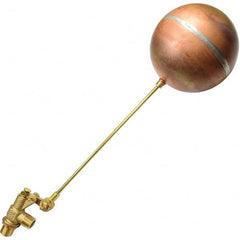 Control Devices - Float Valves Type: Mechanical Style: Angle Pattern-Single Seat - USA Tool & Supply