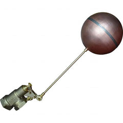 Control Devices - Float Valves Type: Mechanical Style: Angle Pattern-Single Seat - USA Tool & Supply