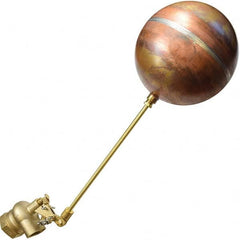 Control Devices - Float Valves Type: Mechanical Style: Angle Pattern-Single Seat - USA Tool & Supply