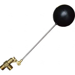 Control Devices - Float Valves Type: Mechanical Style: Angle Pattern-Single Seat - USA Tool & Supply