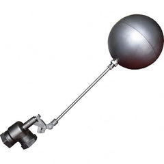 Control Devices - Float Valves Type: Mechanical Style: Angle Pattern-Single Seat - USA Tool & Supply