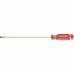 Crescent - 3/16" Blade Width x 12-13/16" OAL Screwdriver Slotted Screwdriver - USA Tool & Supply