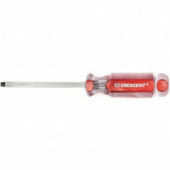 Crescent - Slotted Screwdrivers Tool Type: Screwdriver Overall Length Range: 7" - 9.9" - USA Tool & Supply