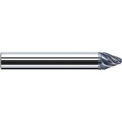 Fraisa - 8 Flute Solid Carbide Circle Segment Taper Form End Mill - USA Tool & Supply