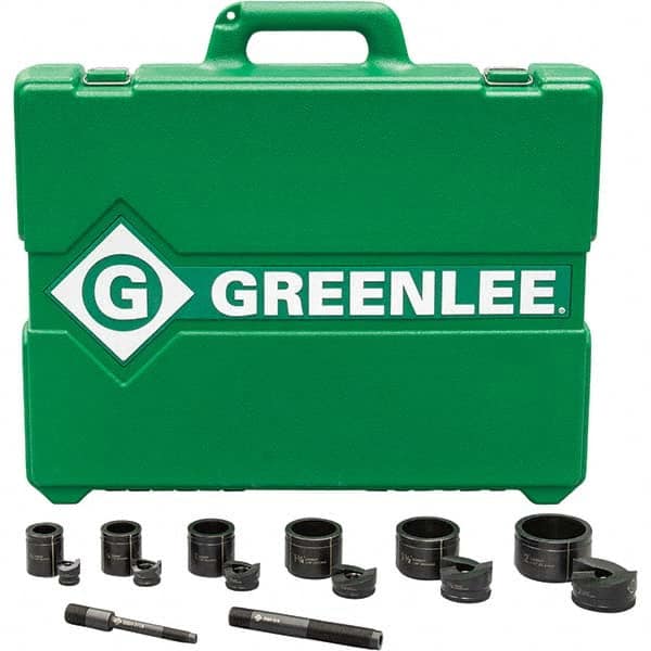 Greenlee - Punch & Driver Kits Tool Type: Knockout Set Punch Shape: Round - USA Tool & Supply
