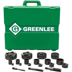 Greenlee - Punch & Driver Kits Tool Type: Knockout Set Punch Shape: Round - USA Tool & Supply