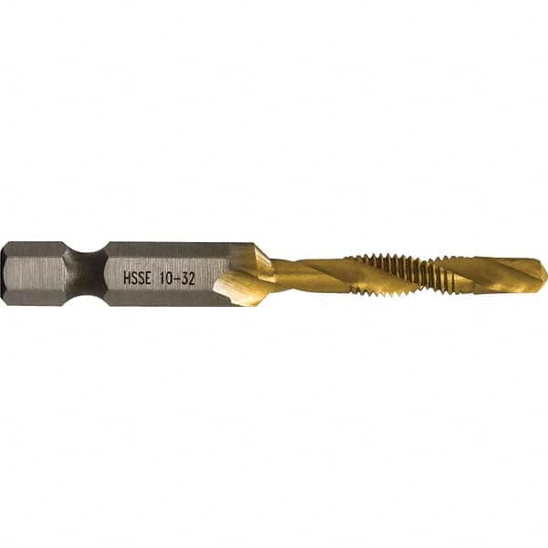 Greenlee - Combination Drill & Tap Sets Minimum Thread Size (Inch): #10-32 Maximum Thread Size (mm): M5x0.80 - USA Tool & Supply