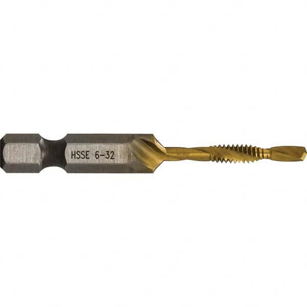 Greenlee - Combination Drill & Tap Sets Minimum Thread Size (Inch): #6-32 Maximum Thread Size (mm): M3.5x0.60 - USA Tool & Supply