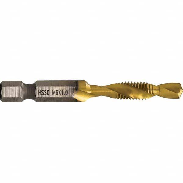 Greenlee - Combination Drill & Tap Sets Minimum Thread Size (mm): M6x1.00 Maximum Thread Size (mm): M6x1.00 - USA Tool & Supply