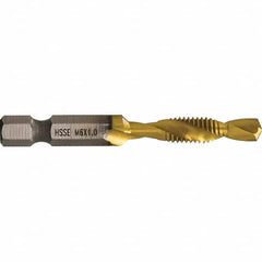 Greenlee - Combination Drill & Tap Sets Minimum Thread Size (mm): M6x1.00 Maximum Thread Size (mm): M6x1.00 - USA Tool & Supply