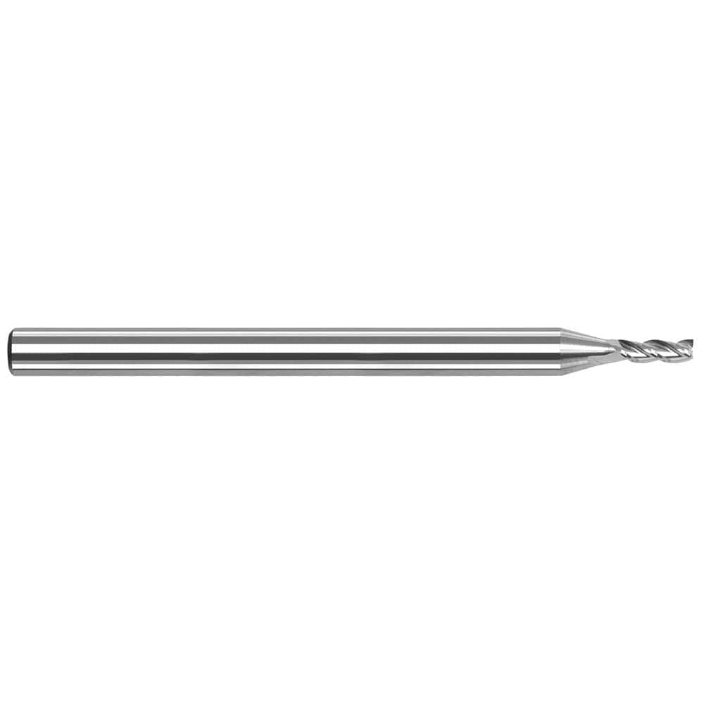 Harvey Tool - Square End Mills; Mill Diameter (Inch): 5/64 ; Mill Diameter (Decimal Inch): 0.0780 ; Length of Cut (Decimal Inch): 0.1170 ; Material: Solid Carbide ; Finish/Coating: Uncoated ; Shank Diameter (Inch): 1/8 - Exact Industrial Supply